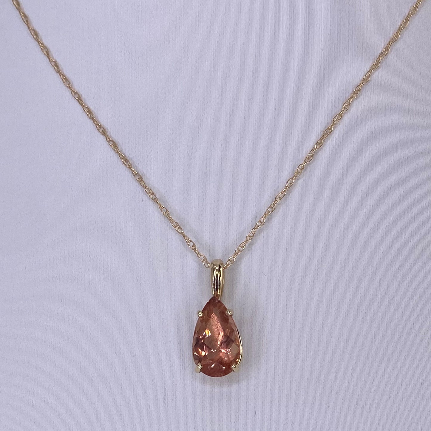 Oregon Sunstone 14K Gold Necklace